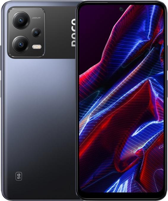 Xiaomi Poco X5 (256 GB, Schwarz, 6.67", Hybrid Dual SIM, 48 Mpx, 5G)