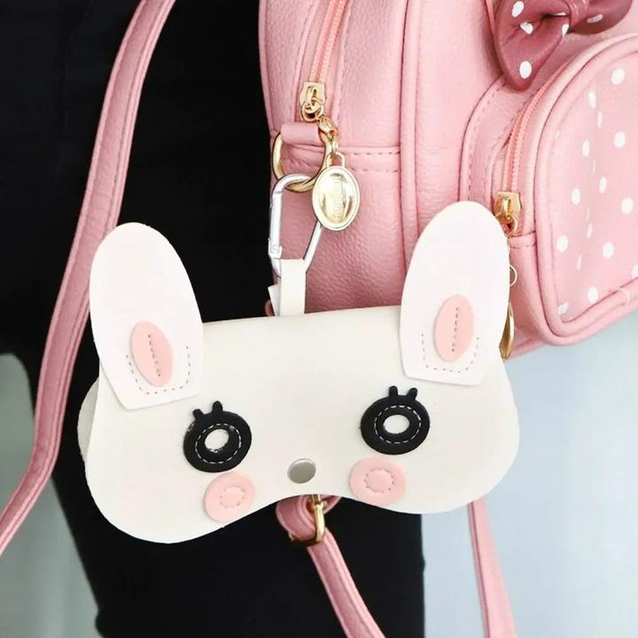 Produktbild Only-Bags.Store Cartoon Portable Sun Eye Glasses Box PU Leder Brillenetui Sonnenbrille