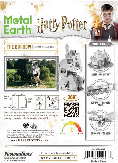 Produktbild Metal Earth Harry Potter The Burrow