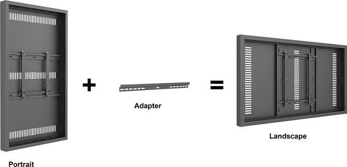 Immagine prodotto Multibrackets Pannello posteriore della cornice del monitor, 75"/1287
