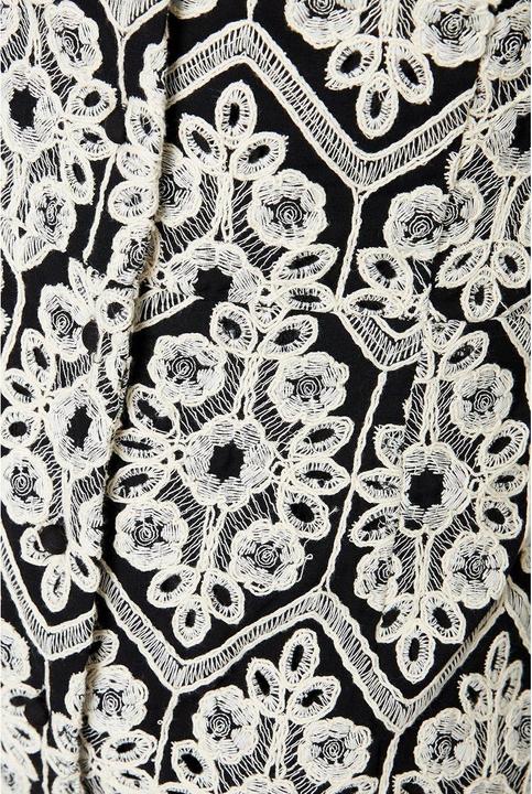 Immagine prodotto Dorothy Perkins Vestito Midi Broderia Pulsante Passante Donna (38 D)