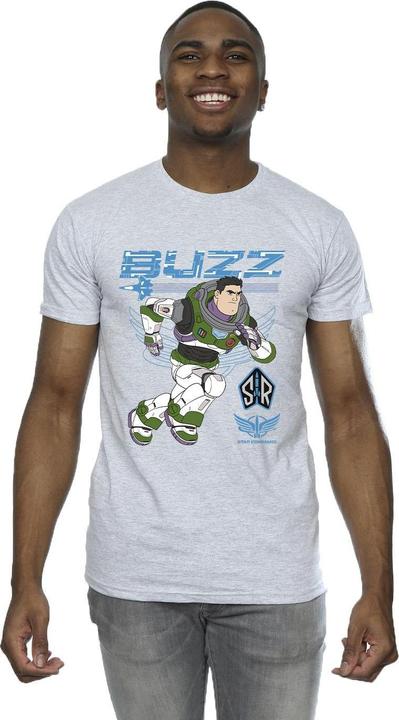 Actual product image Disney Mens Lightyear Buzz Run To Action T-Shirt (S)
