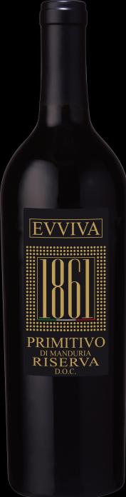 Immagine prodotto Evviva 1861 Primitivo Di Manduria DOC Riserva, scatola di legno (1 x 150 cl, 2014)