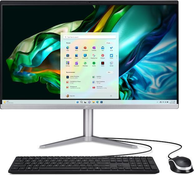 Actual product image Acer Aspire C24-1300 23.8" R5 16/512Go W11 (AMD Ryzen 5 7520U, 16 GB, 512 GB, Radeon 610M)