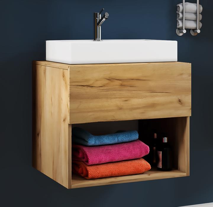Immagine prodotto VCM Blocco bagno 2 pezzi cassetto lavabo "Lendas II" mobili da bagno