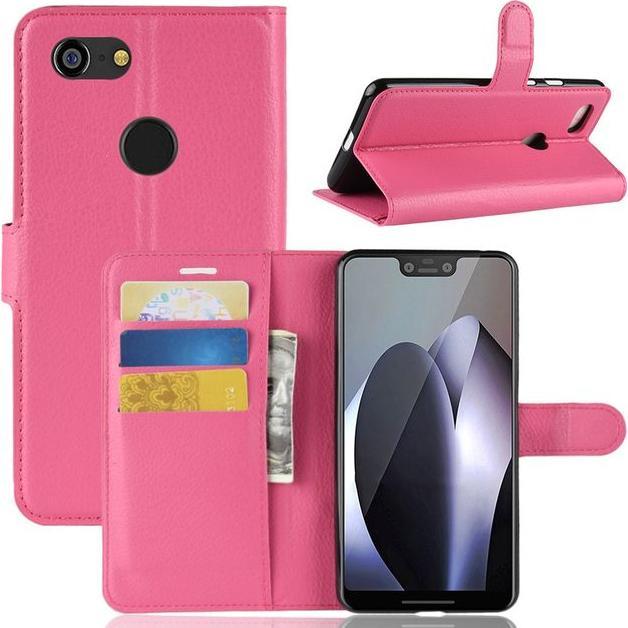 Actual product image MU Classic Litchi Leather Bookcover Series (Google Pixel 3 XL)