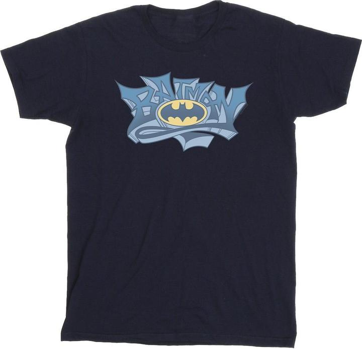 Actual product image Mens Batman Graffiti Logo T-Shirt (5XL)