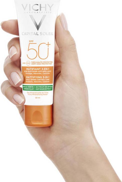Immagine prodotto Vichy Capital Soleil Mattifying 3-in-1 (Crema solare, SPF 50, 50 ml, 73 g)