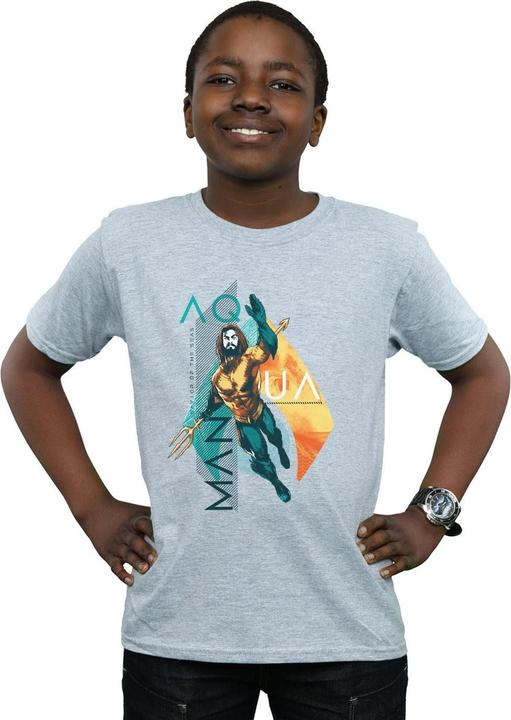 Immagine prodotto Aquaman Tropical Icon Maglietta Ragazzi (116)