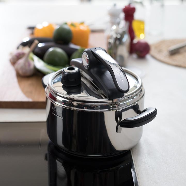 Image du produit Lagostina Autocuiseur Mia, 22 cm, 5 L (22 cm, Cuiseur à vapeur, Acier inoxydable)