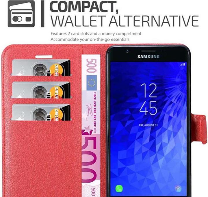 Produktbild Cadorabo Book mit Standfunktion Cover (Samsung Galaxy J7 2018)
