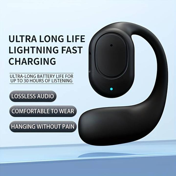 Immagine prodotto PhoneLook Ecouteur 1pcs sans fil à conduction osseuse Oreillette suspendue pour sport + course à pied + pilote (30 h)