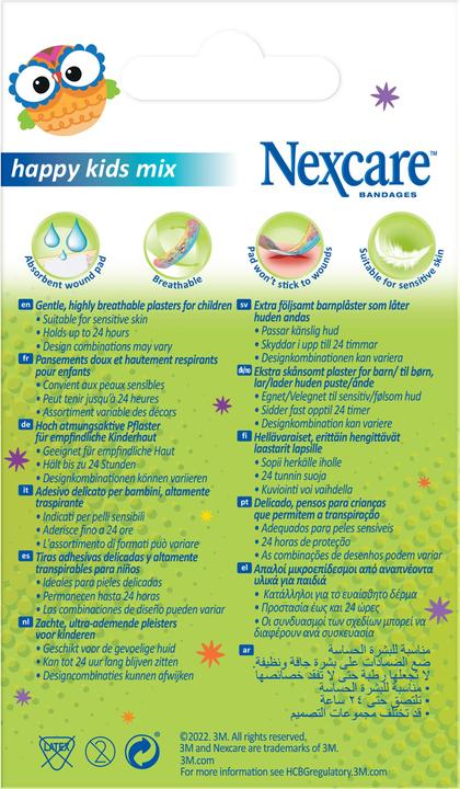 Actual product image Nexcare Happy Kids Mix (50 x)