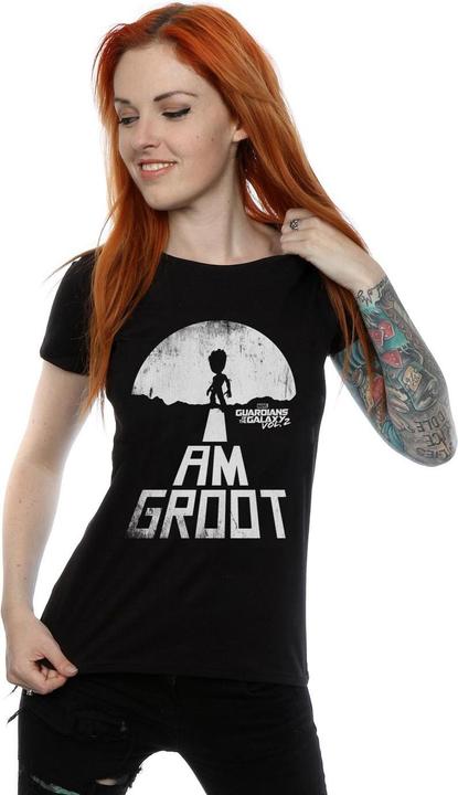 Actual product image Guardians of the Galaxy Womens/Ladies I Am Groot Cotton T-Shirt (M)