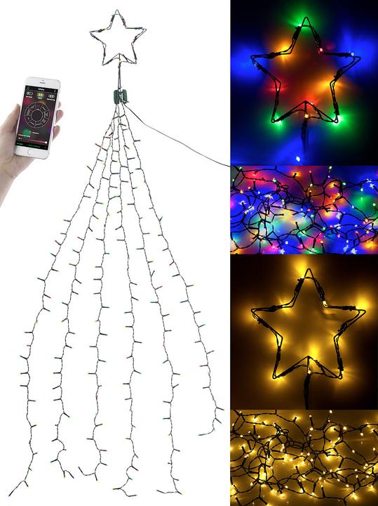 Lunartec Christbaum-Überwurf-Lichterkette (1.70 m)