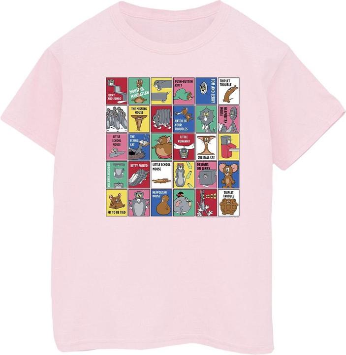 Tom & Jerry Grid Squares TShirt Jungen