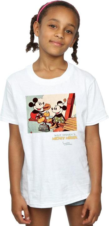 Image du produit Disney - T-shirt MICKEY MOUSE BUILDING A BUILDING - Fille (140, 146)