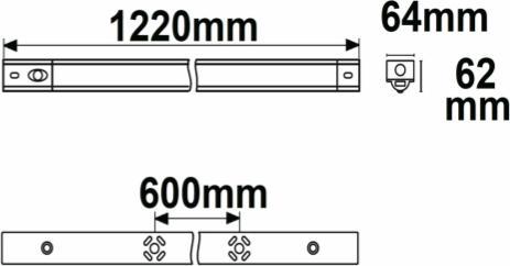 Produktbild Isoled LED Balkenleuchte (5550 lm)