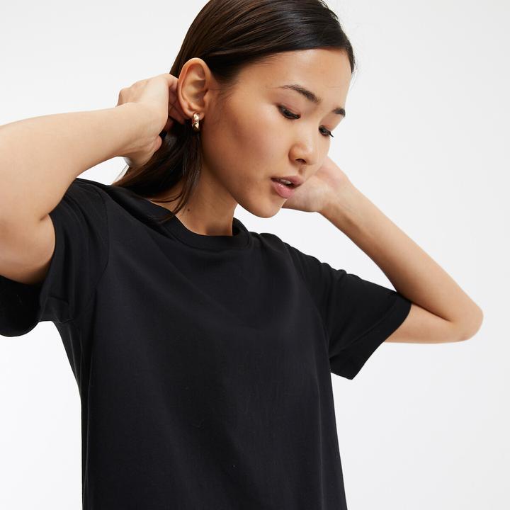 Actual product image La Redoute Collections T-shirt with round neckline and short sleeves (38)