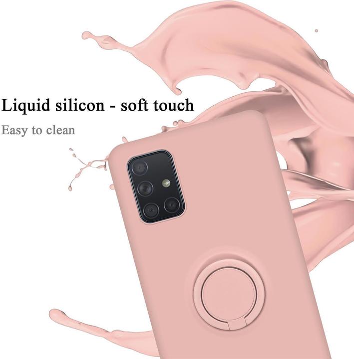 Productafbeelding Cadorabo TPU Vloeibare Ring Silicone Hoesje (Samsung Galaxy A71)