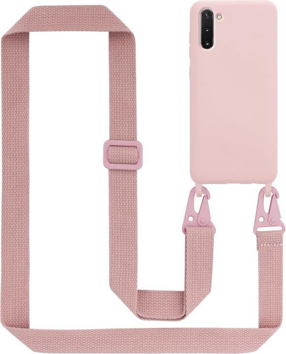 Actual product image Cadorabo Necklace Case Liquid TPU Handy Kette Liquid (Samsung Galaxy Note 10)