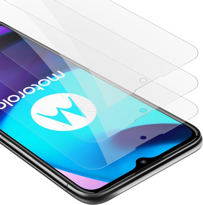 Image du produit Cadorabo 3x Film de protection 3er Pack Tempered (3 pièce(s), Motorola Moto E20, Motorola Moto E40, Motorola E30)