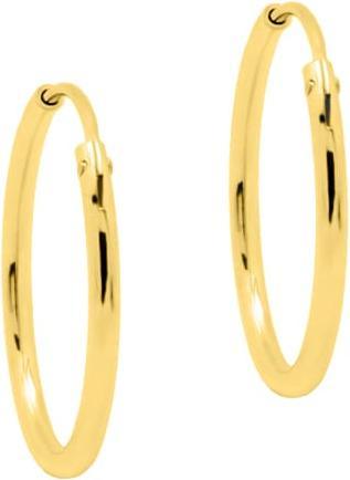 Actual product image Candy Creoles Adara, sterling silver 925, gold plated (925 sterling silver)