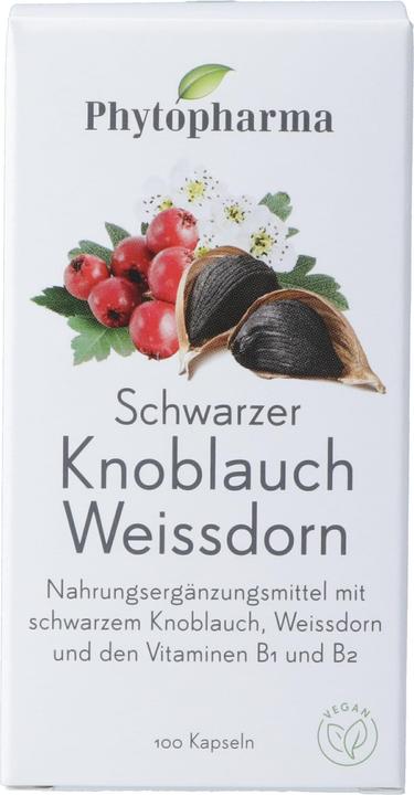 Phytopharma Ail noir aubépine (100 Stück, Kapseln, 32 g)