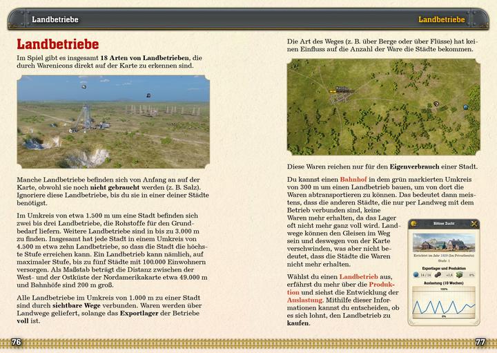 Actual product image Railway Empire 2: Die Offiziellen Guides (German, Aaron Kübler, Daniel Friedrich, Bettina Pflugbeil, Anne-Sophie Hardouin, Andreas Zintzsch, Karl-Wilhelm Koch, 2023)