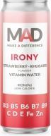 Produktbild MAD IRONY Strawberry & Rhubarb Vitamin Water Kiste (24 x 33 cl)
