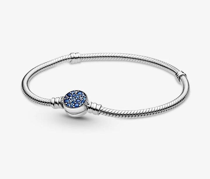 Immagine prodotto Pandora Bracciale con chiusura a disco a catena di serpente (20 cm, Sterling silver)