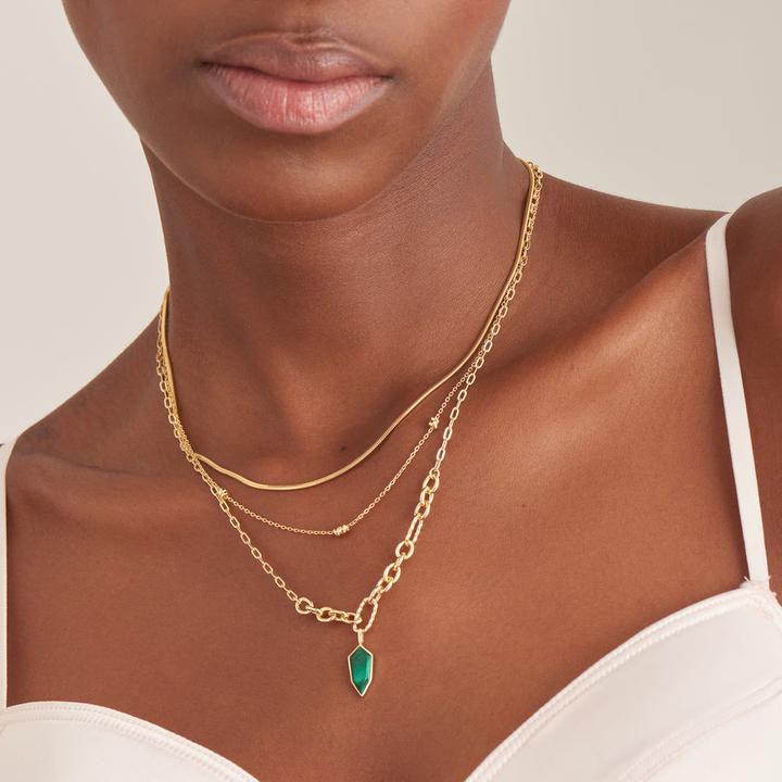 Immagine prodotto Ania Haie Collana con catena a serpente in argento 925 (Argento 925, 38 cm)