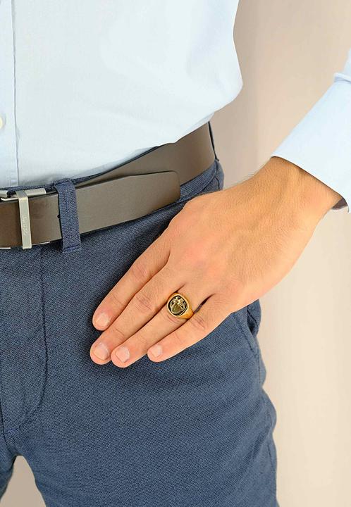 Immagine prodotto Muau Anello con stemma (60, Oro 750/18 K)