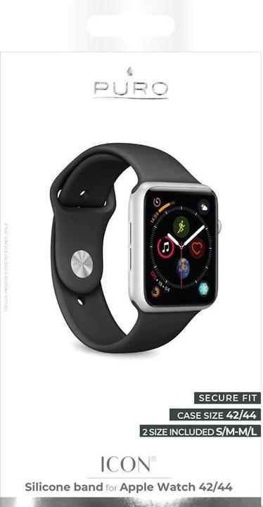 Image du produit Puro Icône 42-44mm (44 mm, Silicone, Apple Watch Series 4, Apple Watch Series 5, Apple Watch Series 6, Apple Watch SE)