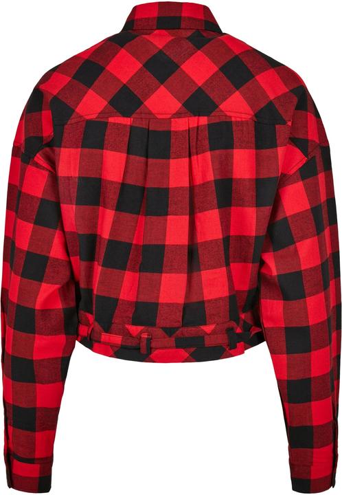 Actual product image Urban Classics Ladies Short Oversized Check Shirt (4XL)