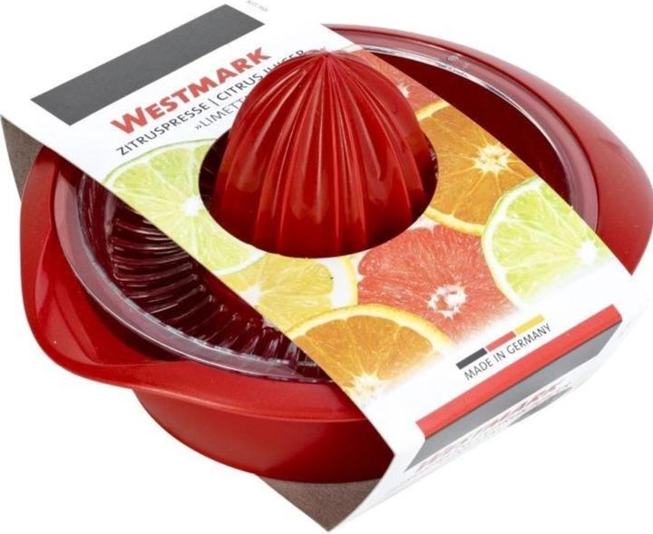 Immagine prodotto Westmark Spremiagrumi in plastica di colore rosso, 0,5 l, Ø 16,5 cm (Spina UE)