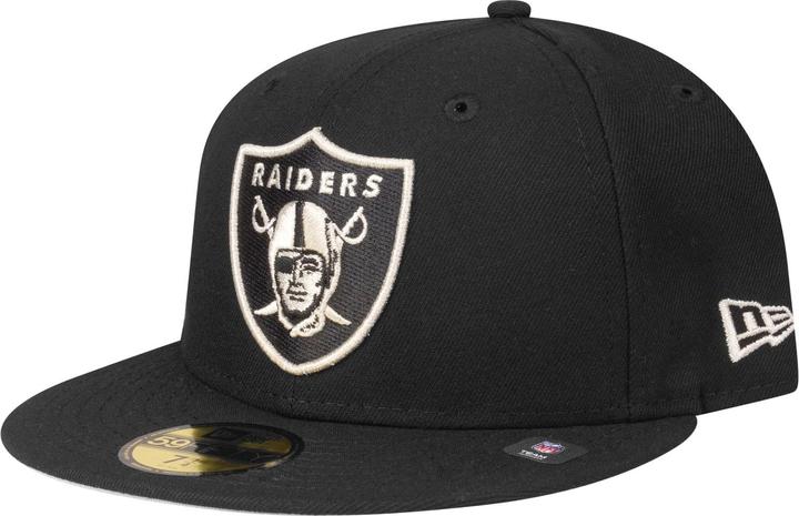 Produktbild New Era 59Fifty Cap Las Vegas Raiders schwarz silber - 6 7/8 (6 7/8)