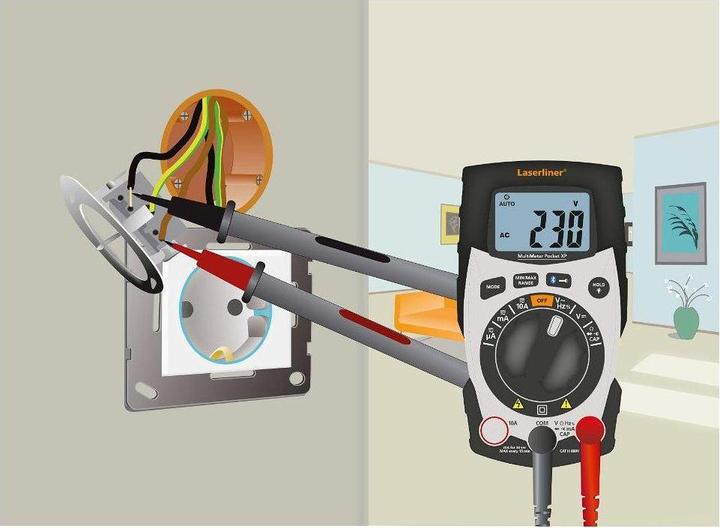 Produktbild Laserliner MultiMeter Pocket XP (CAT IV 600V, CAT III 600V)