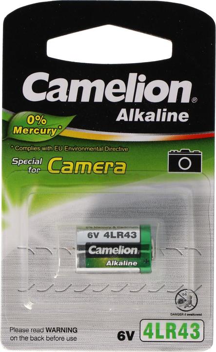 Actual product image AccuCell Battery PX27, 4AG12, 4LR43, 4NR43, EPX27 (1 pcs., AG12, LR43, 80 mAh)