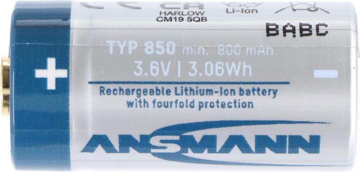 Produktbild AccuCell 2 Stück CR123A Li-ion Akku und USB-Ladegerät (2 Stk., CR123A, 760 mAh, Ladegerät inkl. Akku)