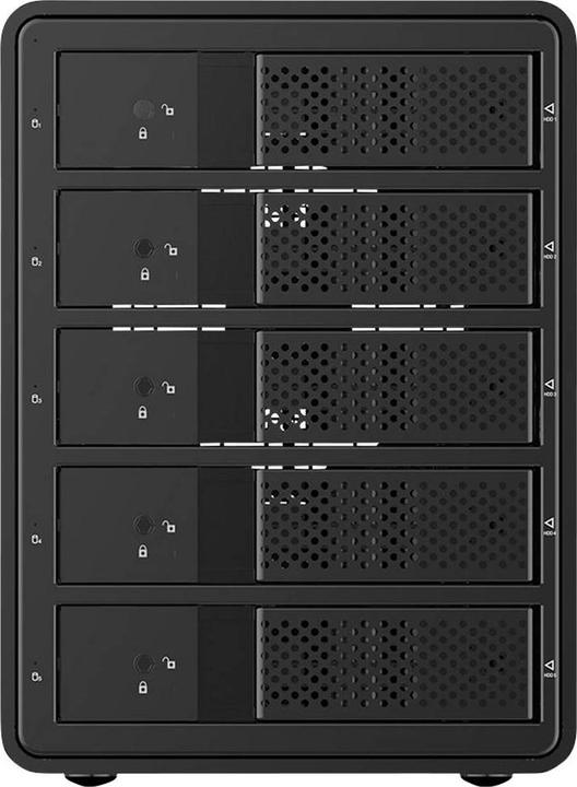 Actual product image Renkforce RF-6647600 8.9 cm (3.5 Zoll) Festplattengehäuse 5 Bay 3.5 Zoll USB-A ( (3.5")