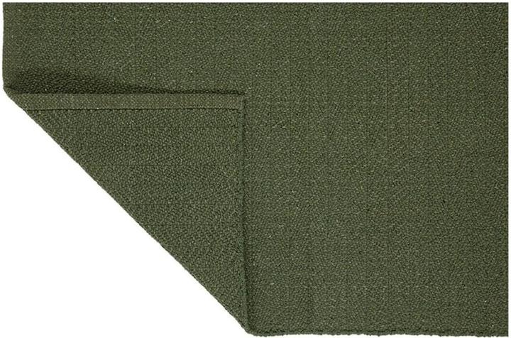 Produktbild Liv Interior Baumwollteppich Herringbone 70 cm x 140 cm, Grün (70 x 140 cm)