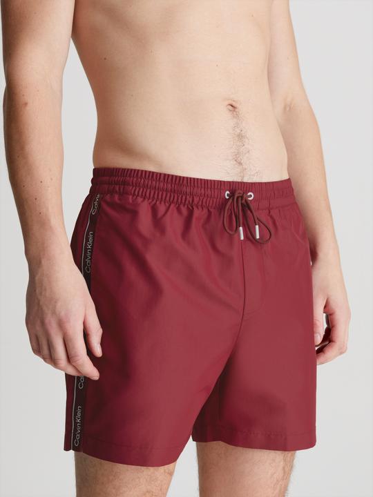 Actual product image Calvin Klein Medium Drawstring Heren Zwembroek - Cordovan - Maat S (S)