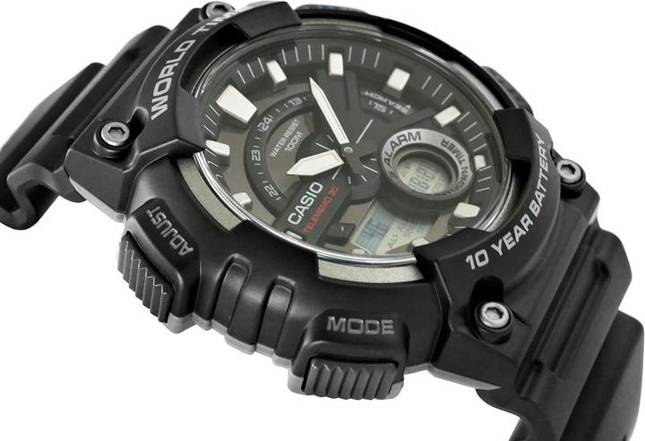 Actual product image Casio AEQ-110W-1AVDF Herrenuhr (Analogue wristwatch, Digital watch)
