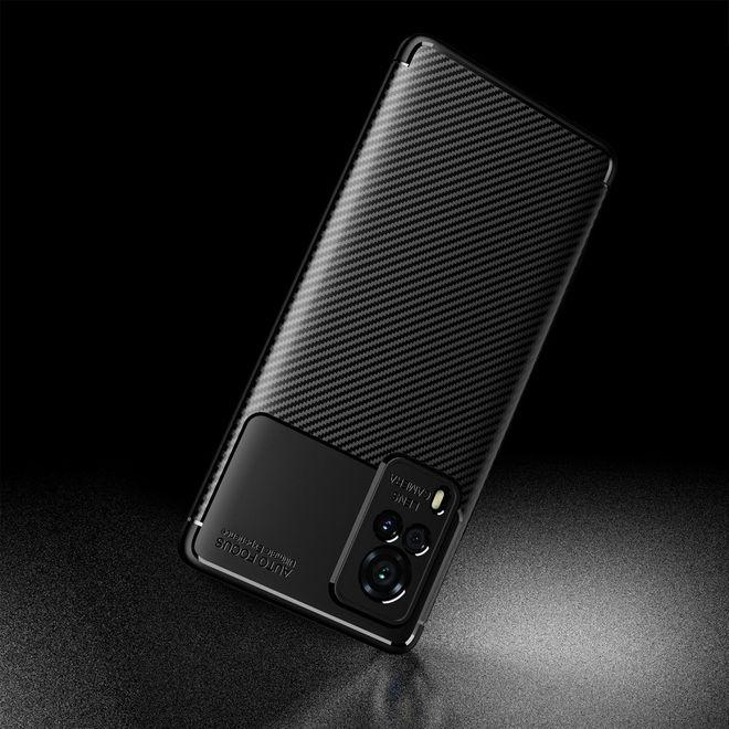 Actual product image MU Style Carbon Fiber TPU Softcase Series (Vivo X60 Pro)