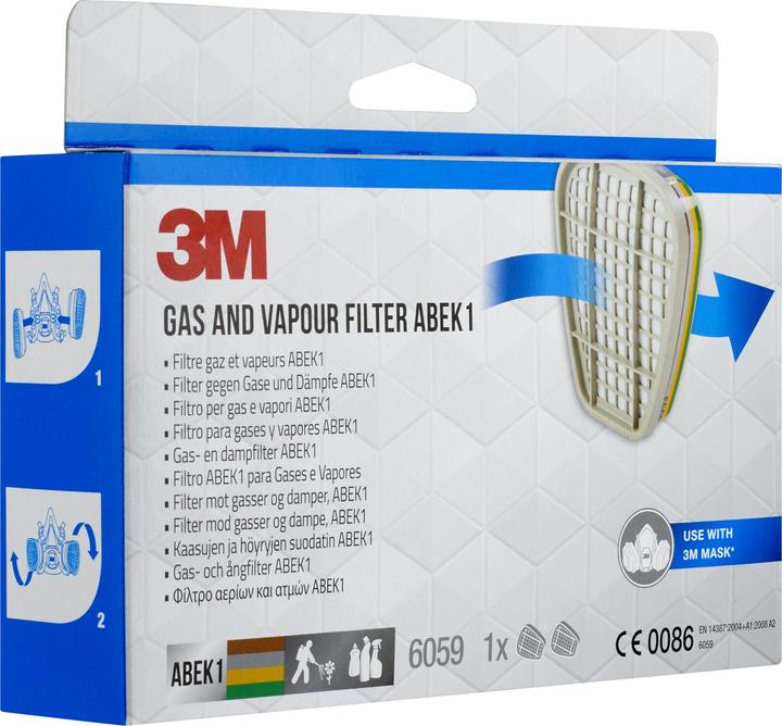 Actual product image 3M Replacement filter (ABEK1, 2 x)