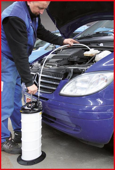 Actual product image KS Tools Vacuum fluid extractor suction pump 9.5 litre included 4 hoses