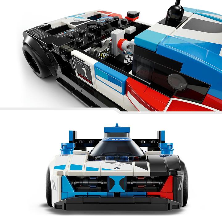 Produktbild LEGO BMW M4 GT3 & BMW M Hybrid V8 Rennwagen (76922, LEGO Speed Champions)