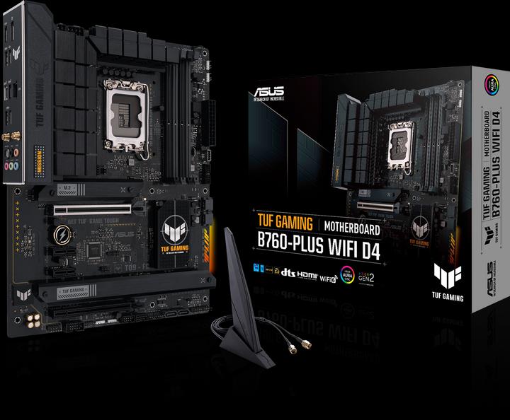 ASUS TUF GAMING B760-PLUS WIFI D4 (LGA 1700, Intel B760, ATX)