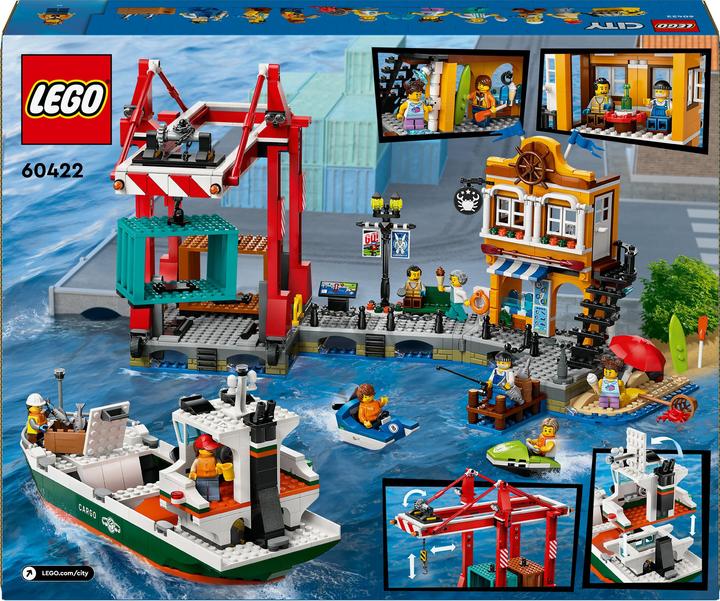 Actual product image LEGO 60422 Harbour with cargo ship (60422, LEGO City)